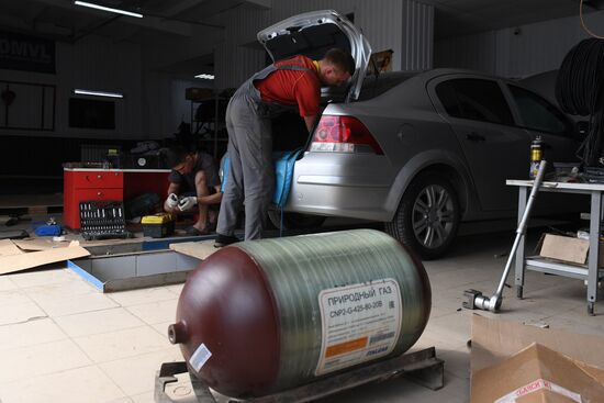 Пункт переоборудования автотранспорта на газомоторное топливо