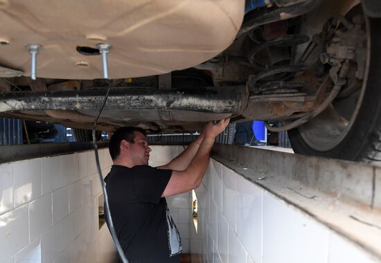 Пункт переоборудования автотранспорта на газомоторное топливо