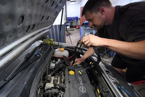 Пункт переоборудования автотранспорта на газомоторное топливо