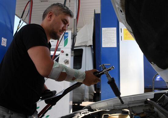 Пункт переоборудования автотранспорта на газомоторное топливо