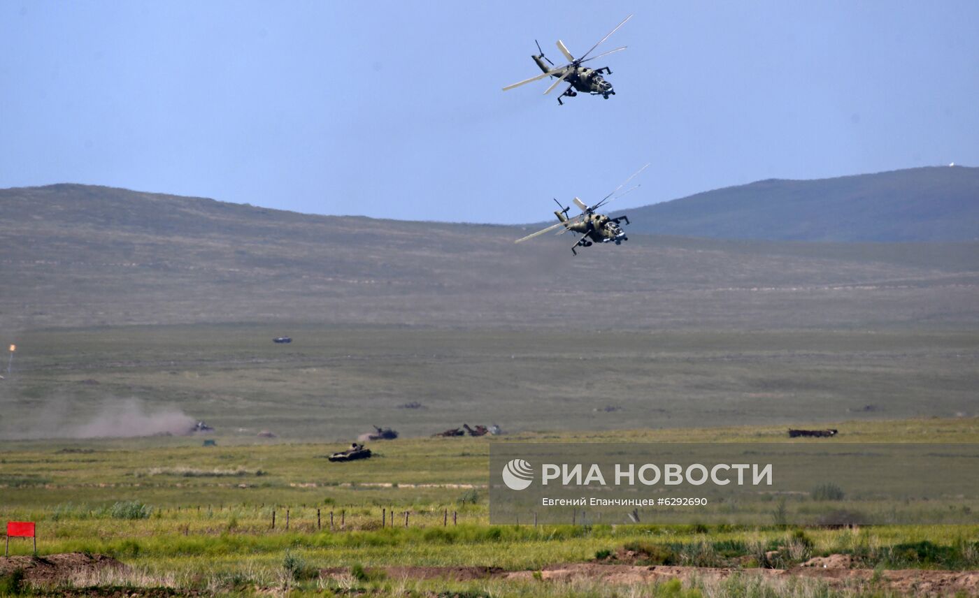 Военные учения в Забайкальском крае