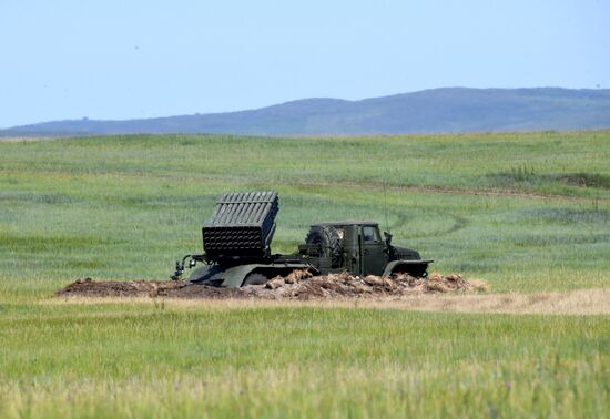 Военные учения в Забайкальском крае