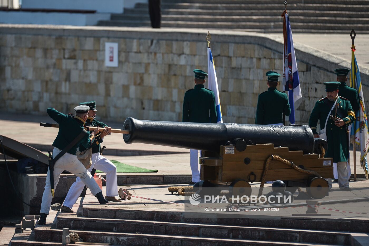 Репетиция парада в честь Дня Военно-морского флота в Севастополе