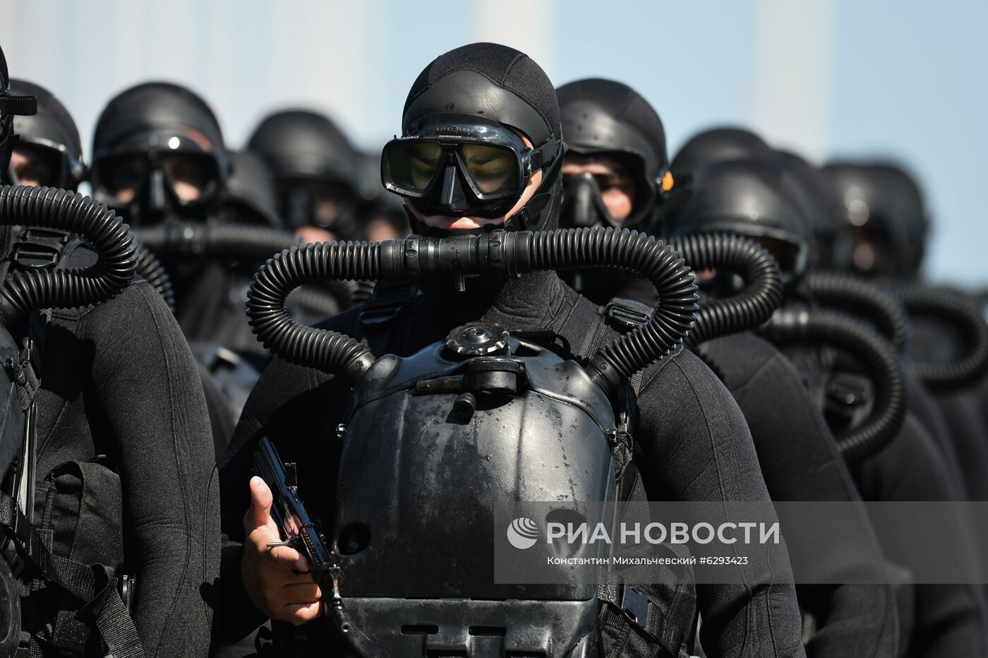 Репетиция парада в честь Дня Военно-морского флота в Севастополе