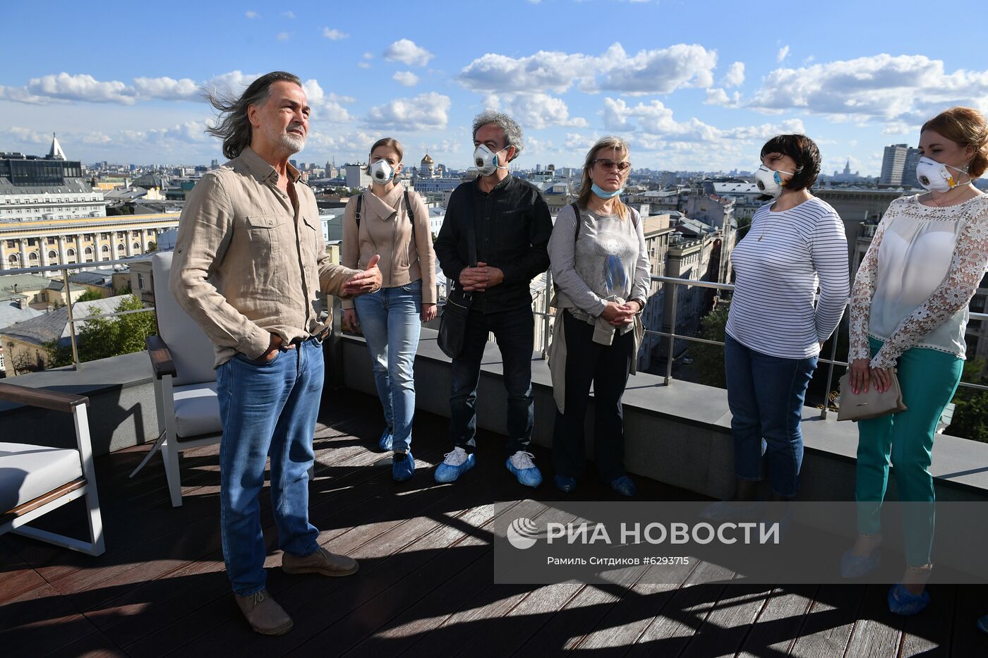 Мастер-класс для врачей на крыше у Н. Сафронова