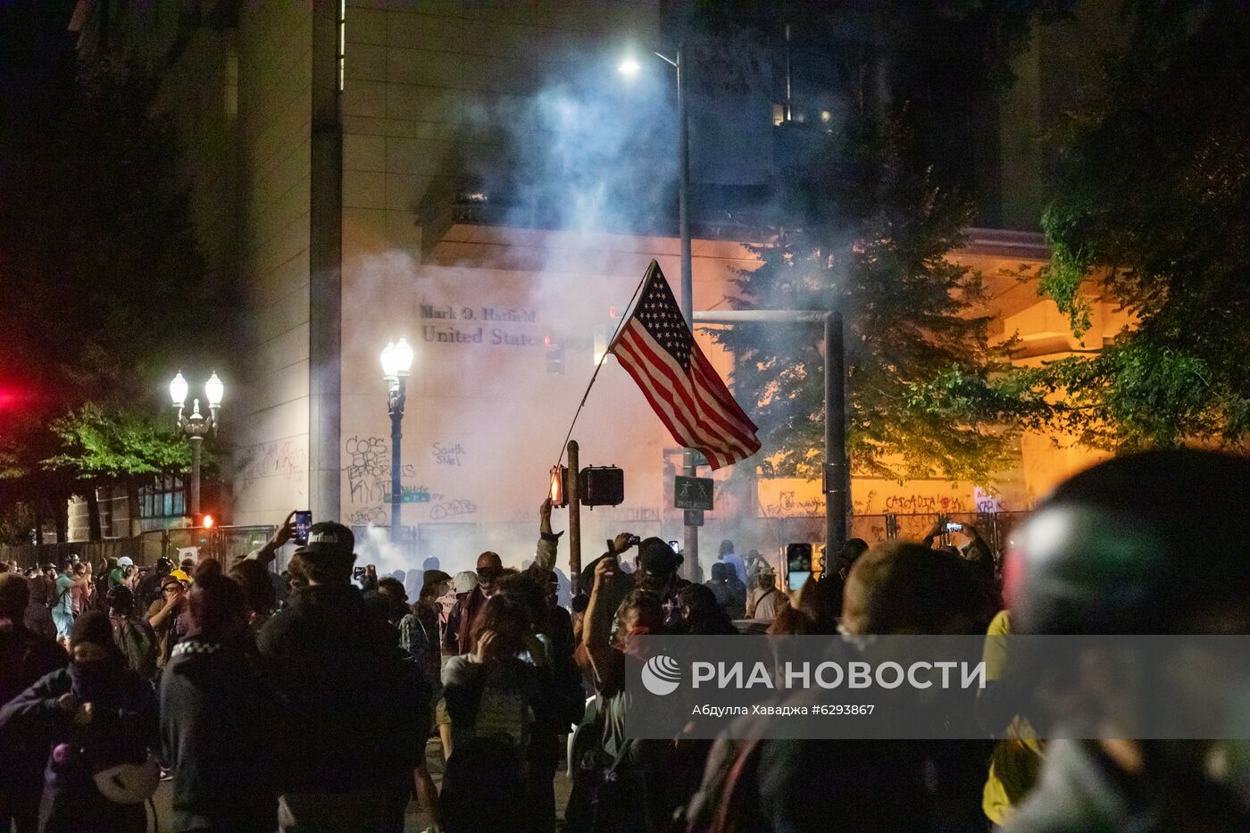 Протесты в Портленде