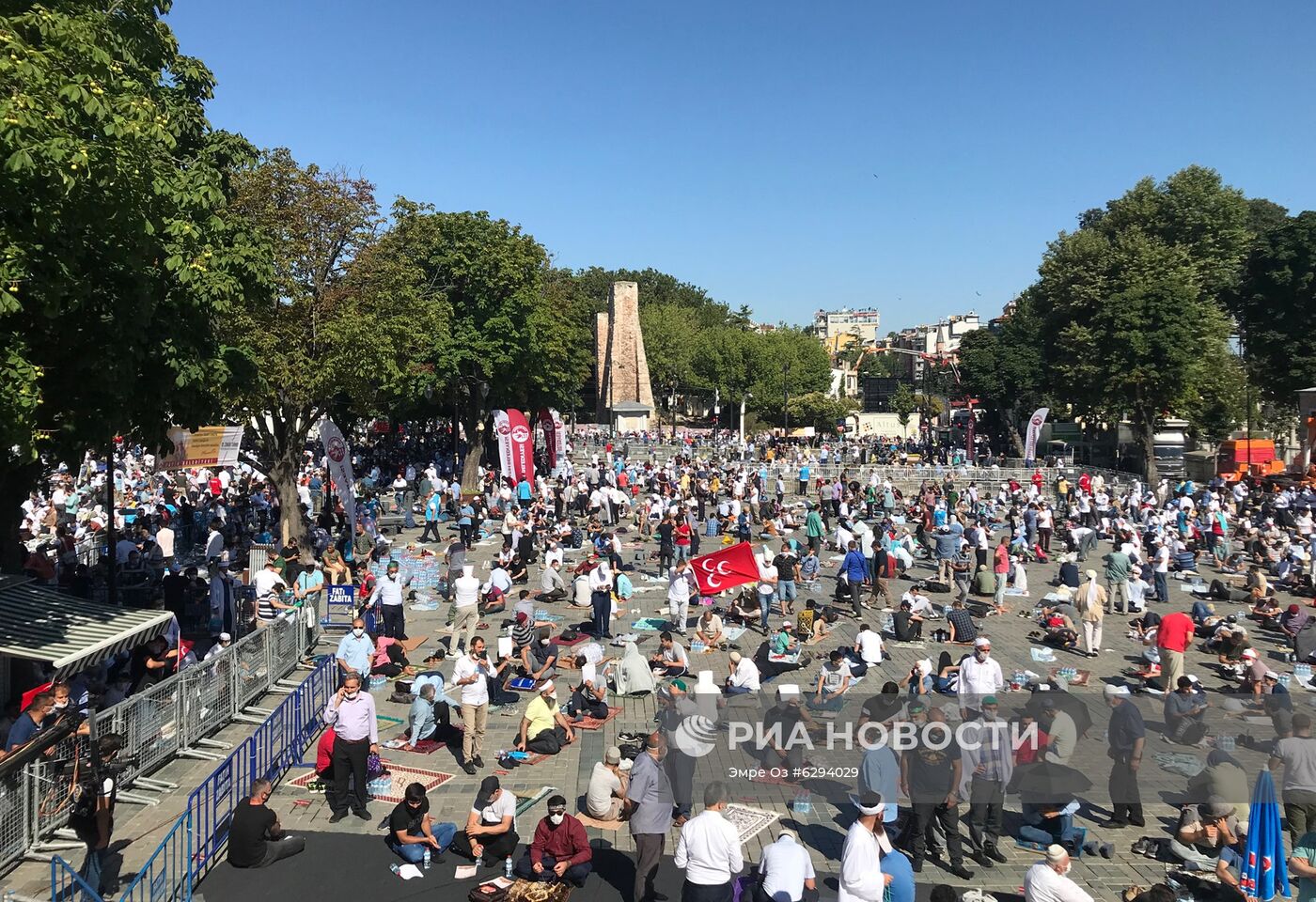 В соборе Святой Софии в Стамбуле возобновились мусульманские богослужения