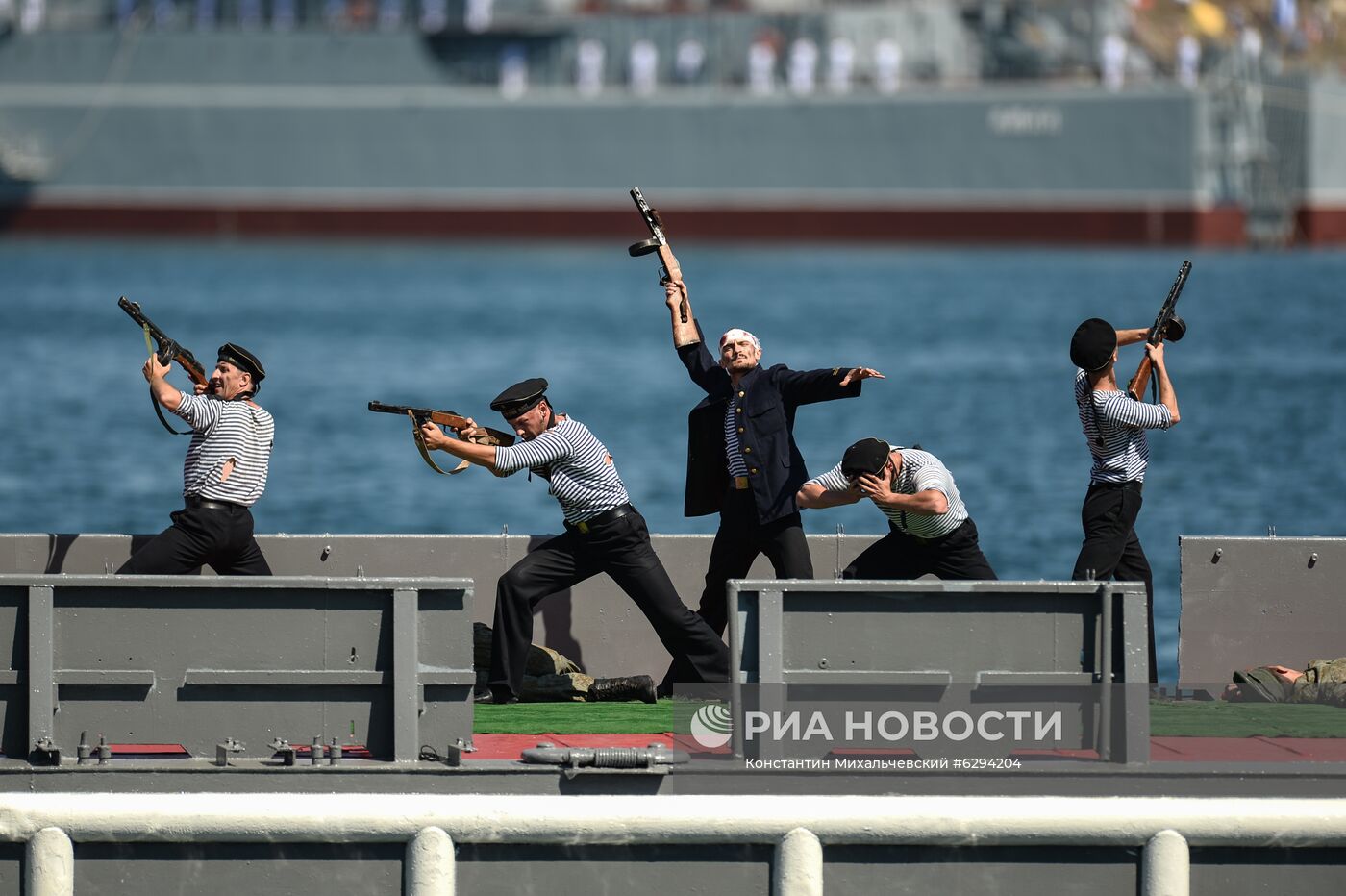 Генеральная репетиция парада в честь Дня ВМФ в городах России