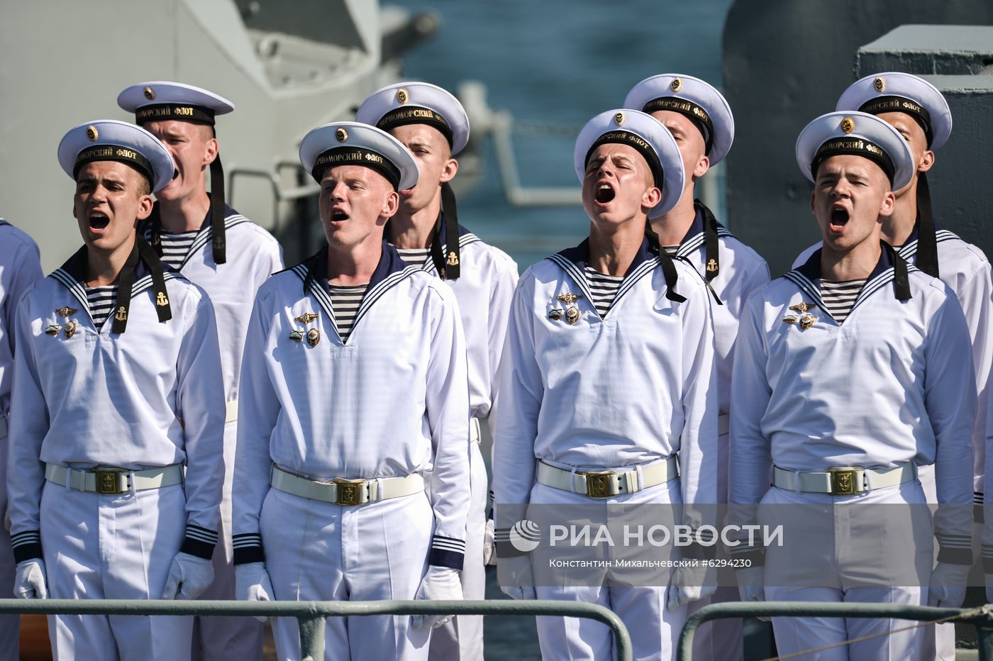 Генеральная репетиция парада в честь Дня ВМФ в городах России