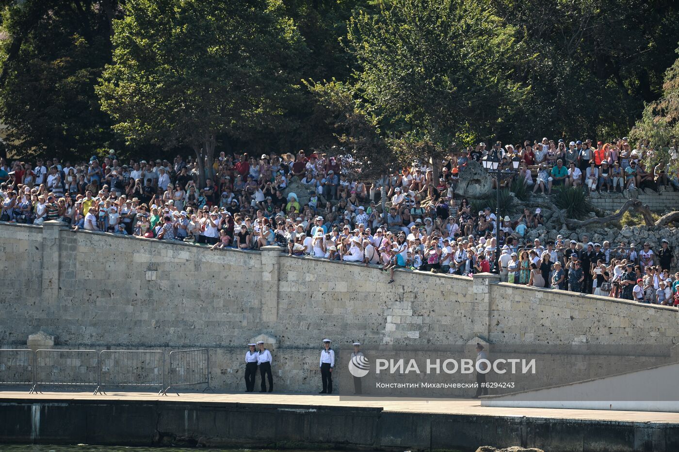 Генеральная репетиция парада в честь Дня ВМФ в городах России