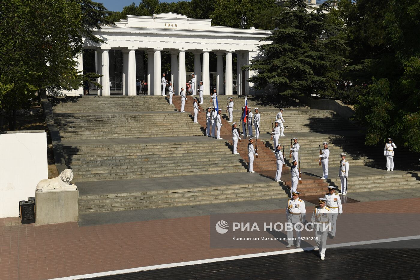 Генеральная репетиция парада в честь Дня ВМФ в городах России