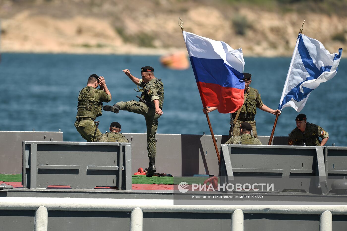 Генеральная репетиция парада в честь Дня ВМФ в городах России