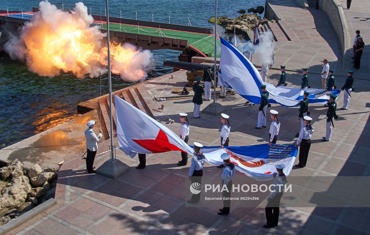 Генеральная репетиция парада в честь Дня ВМФ в городах России