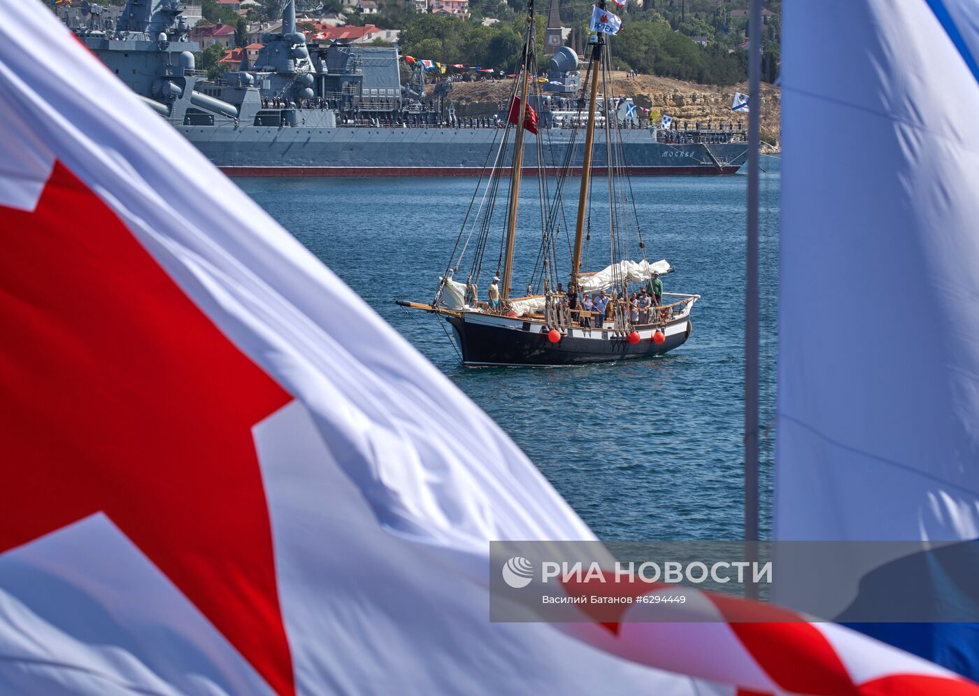 Генеральная репетиция парада в честь Дня ВМФ в городах России