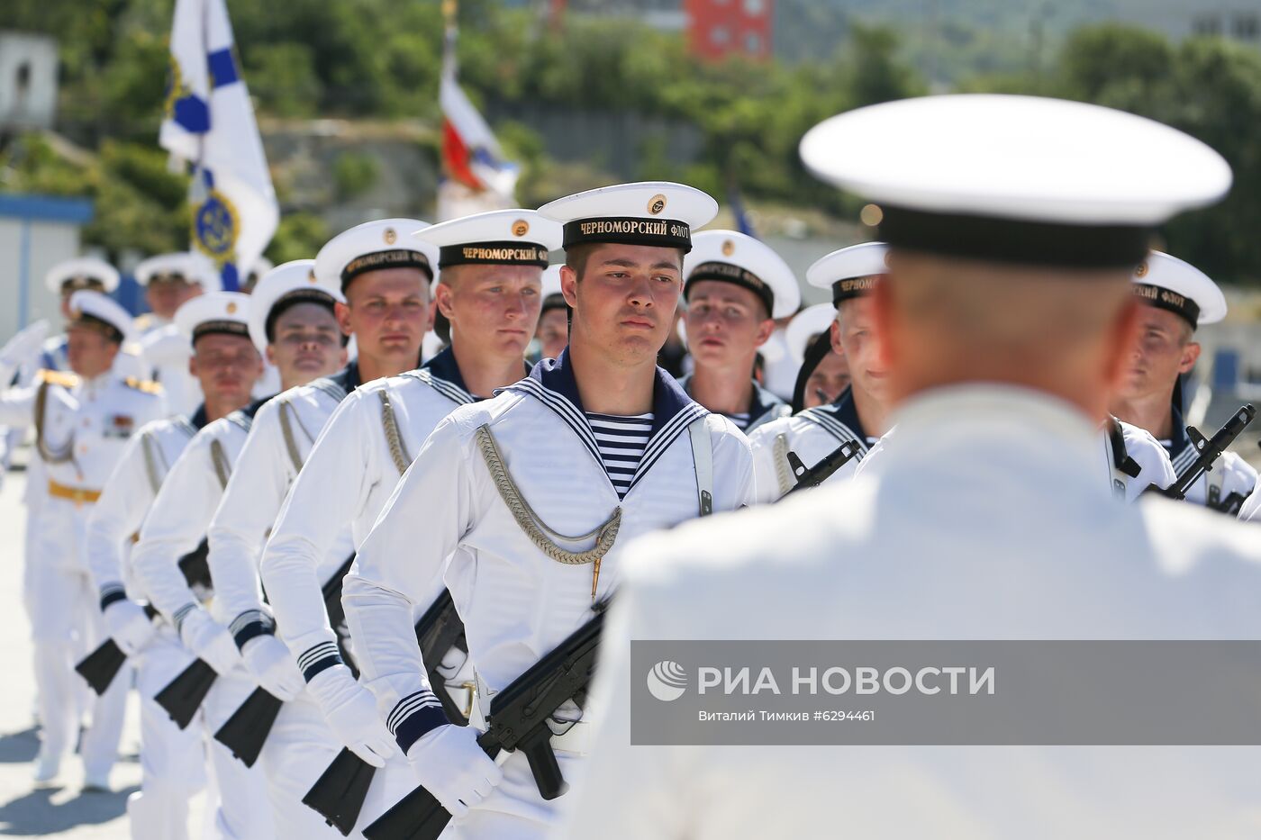 Генеральная репетиция парада в честь Дня ВМФ в городах России