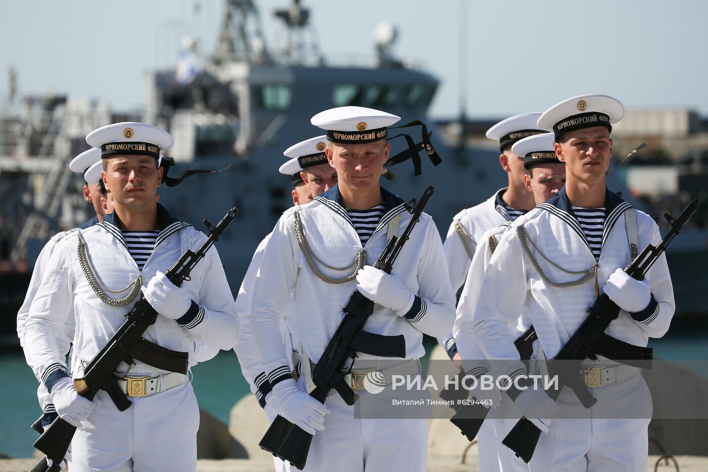 Генеральная репетиция парада в честь Дня ВМФ в городах России