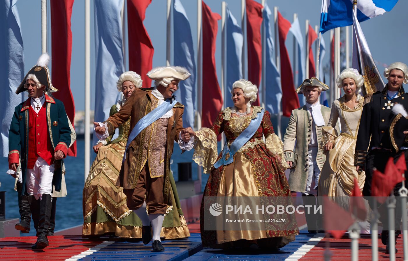 Генеральная репетиция парада в честь Дня ВМФ в городах России