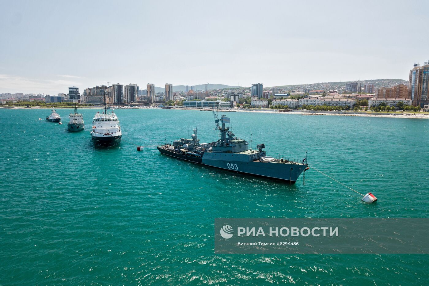 Генеральная репетиция парада в честь Дня ВМФ в городах России