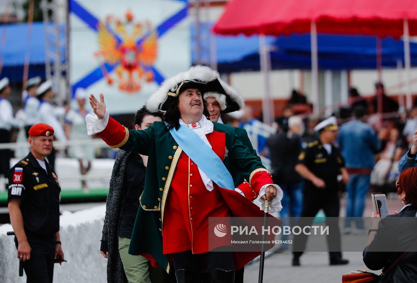 Генеральная репетиция парада в честь Дня ВМФ в городах России