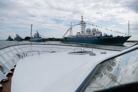 Генеральная репетиция парада в честь Дня ВМФ в городах России