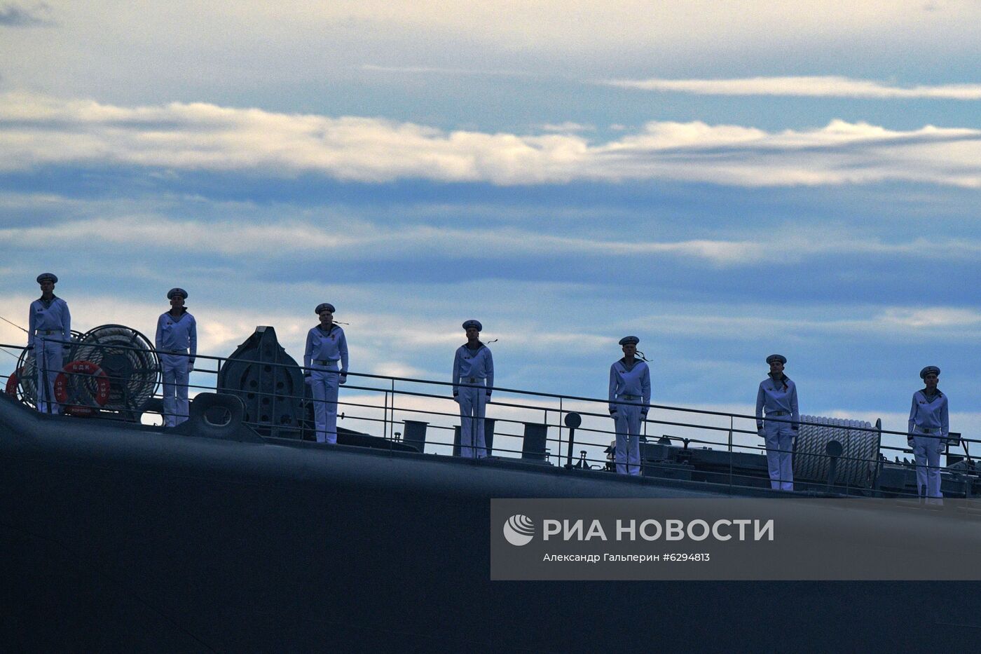 Генеральная репетиция парада в честь Дня ВМФ в городах России