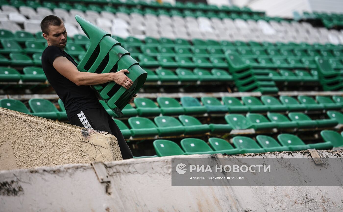 Прощание со стадионом "Торпедо" имени Э. А. Стрельцова