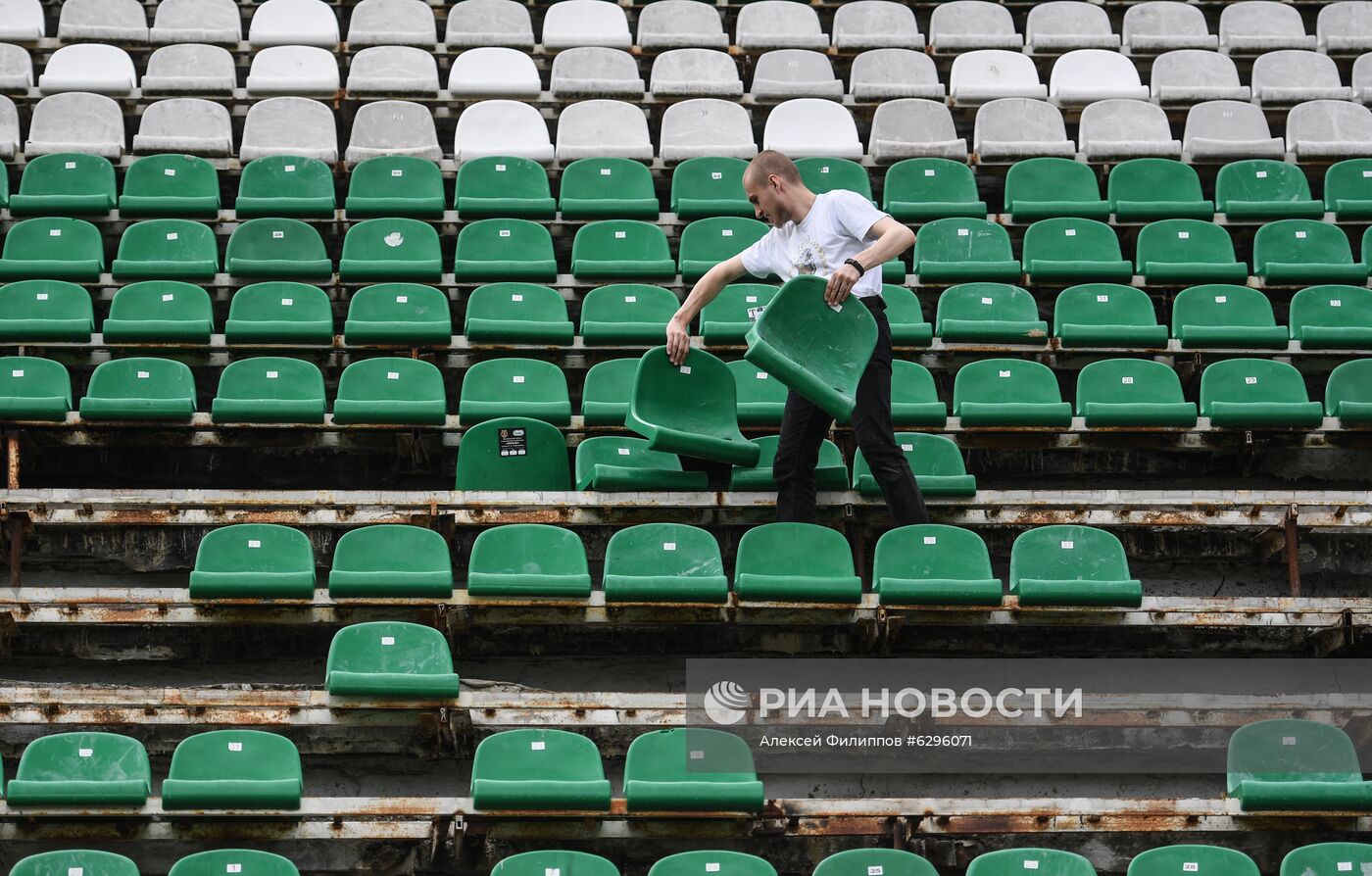 Прощание со стадионом "Торпедо" имени Э. А. Стрельцова