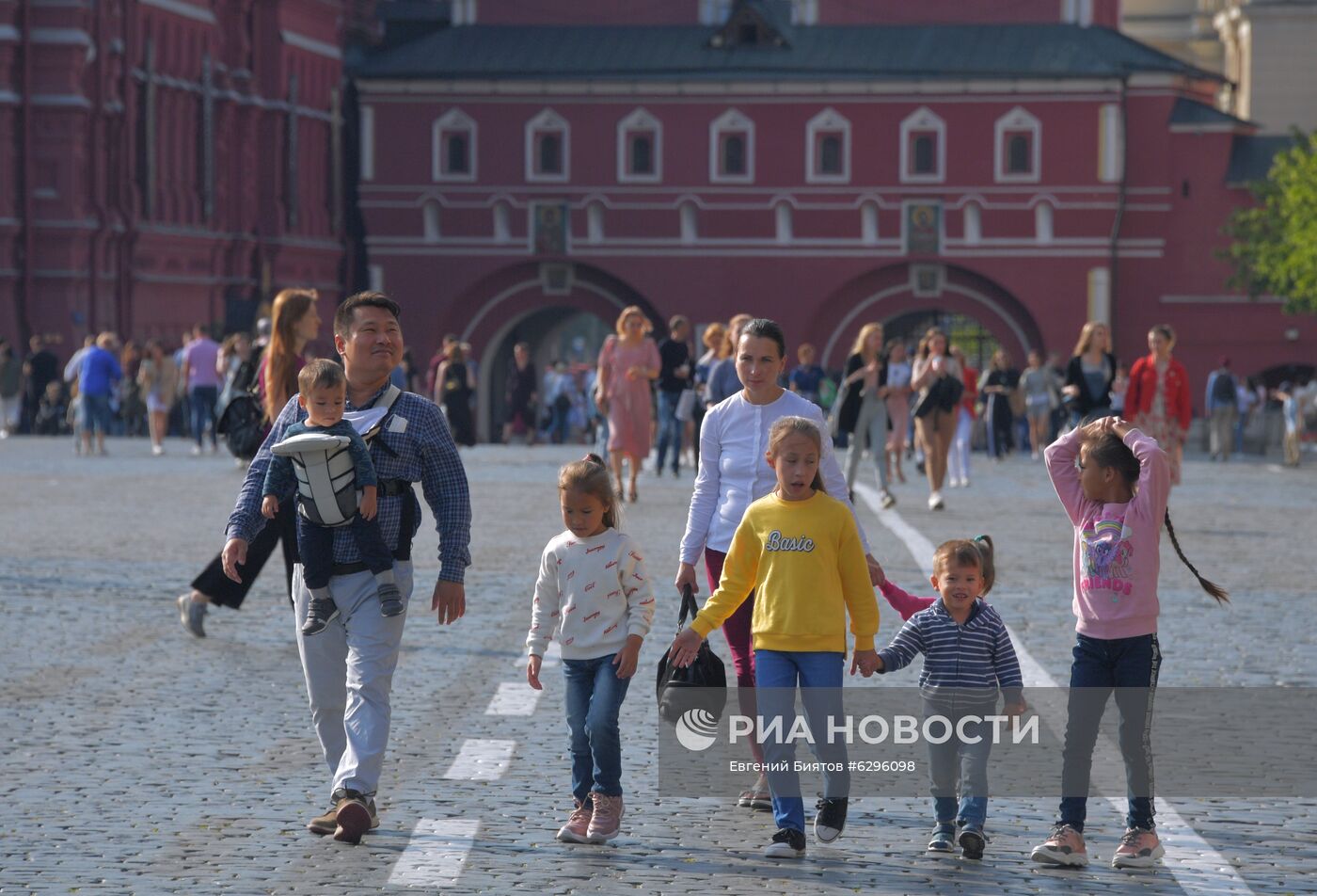 Отдых горожан в Москве