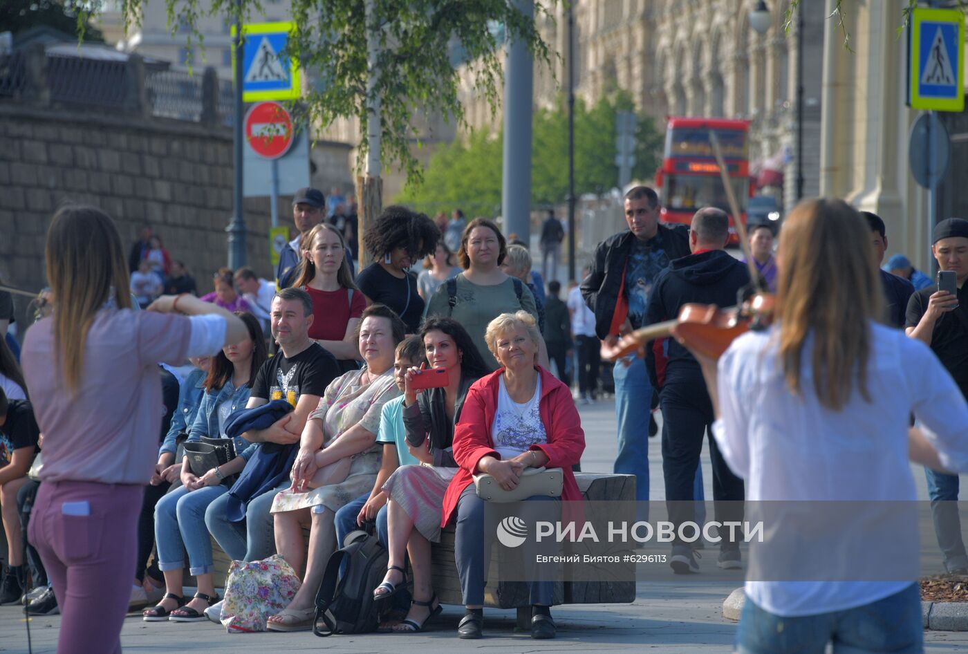 Отдых горожан в Москве