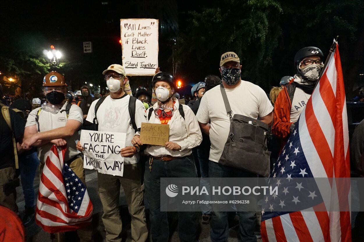 Протесты в Портленде