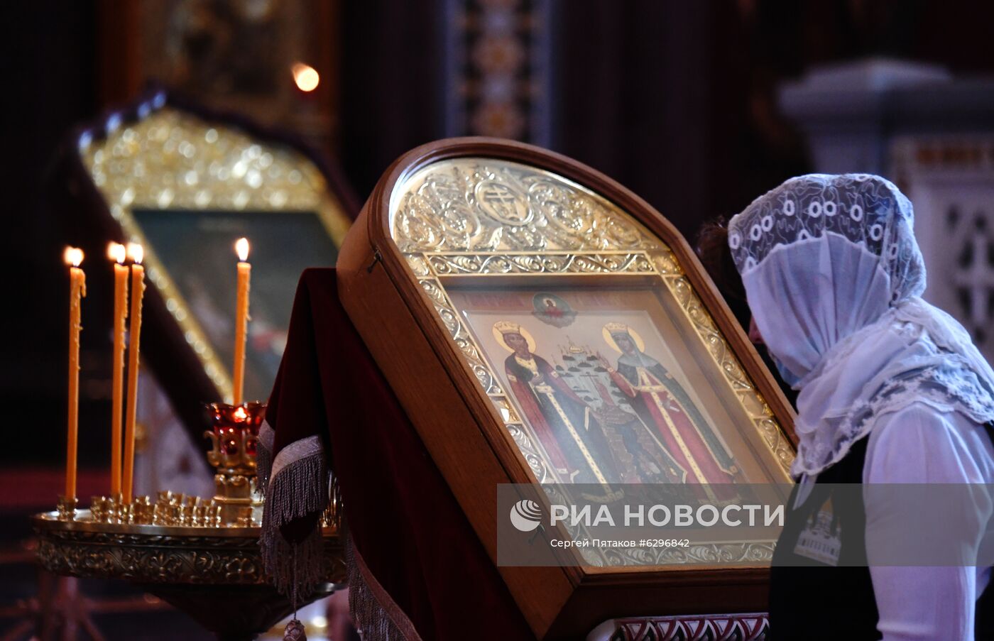 Патриаршее богослужение в храме Христа Спасителя