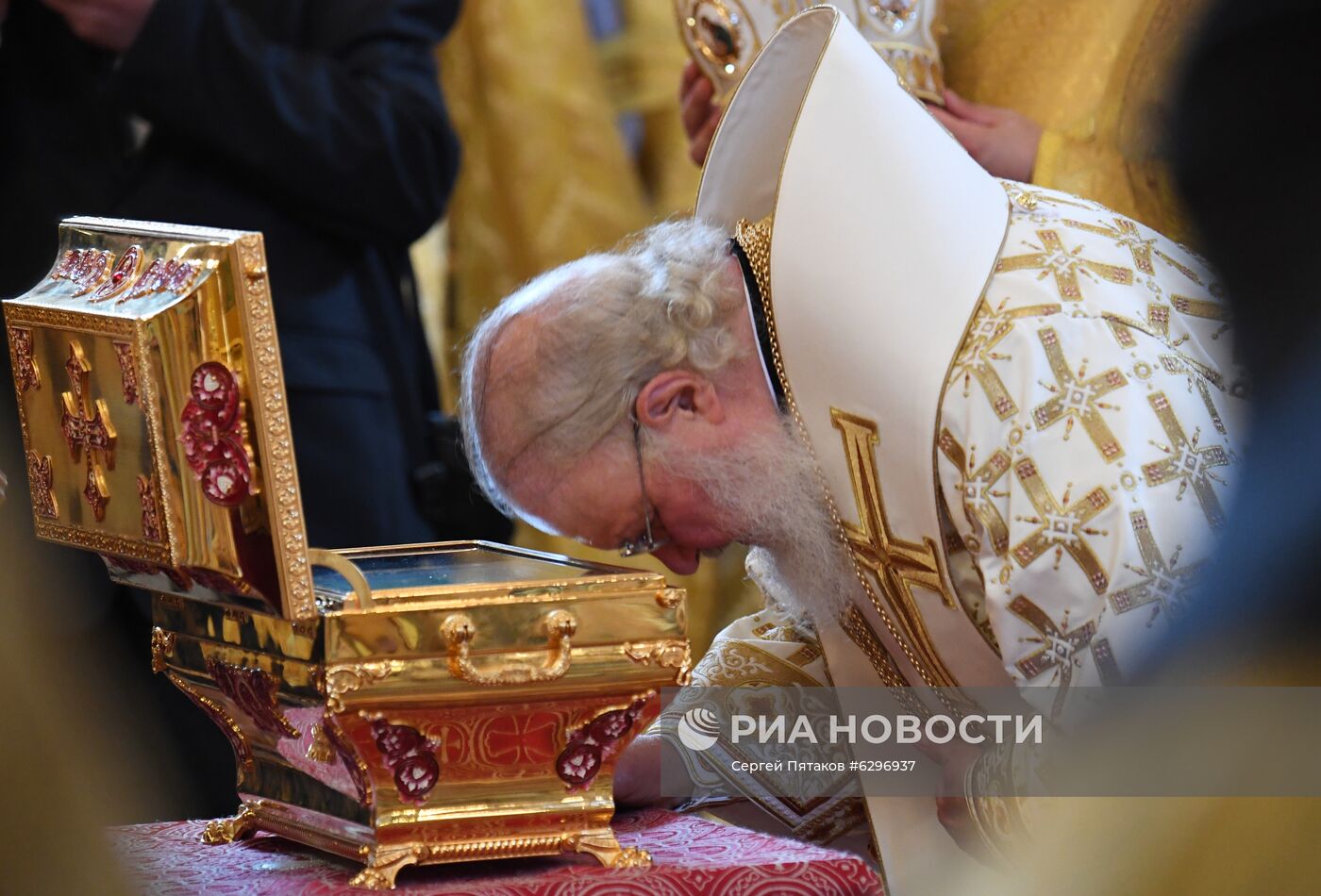 Патриаршее богослужение в храме Христа Спасителя 