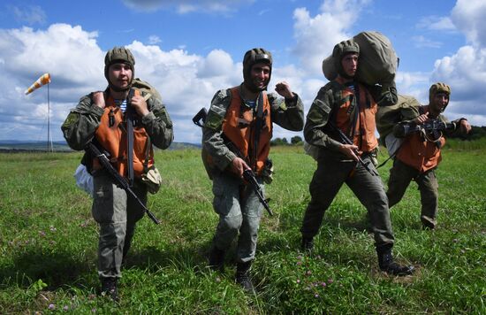 Боевая подготовка десантно-штурмовой бригады ВДВ в Приморье