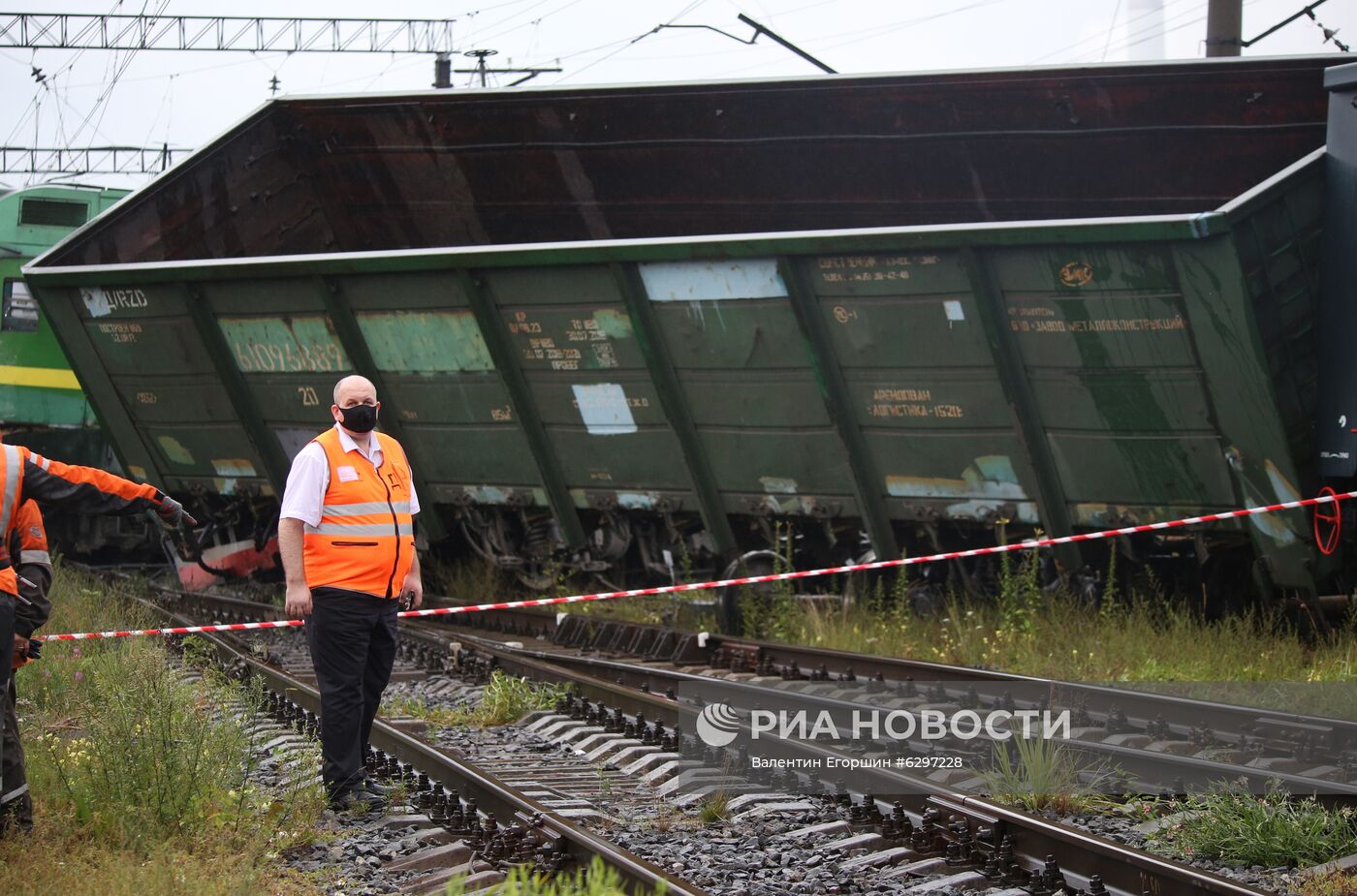 Два электровоза столкнулись в Санкт-Петербурге