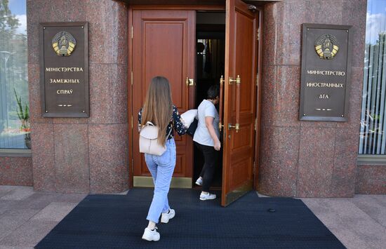 В МИД Белоруссии прошли встречи с главами дипмиссий России и Украины