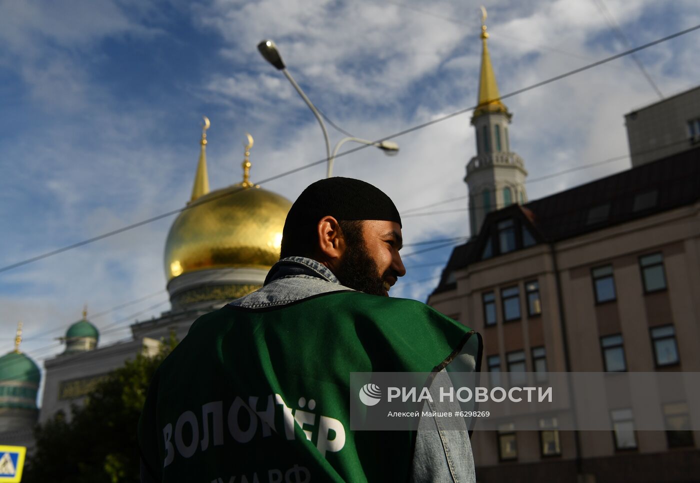 Празднование Курбан-байрама в Москве