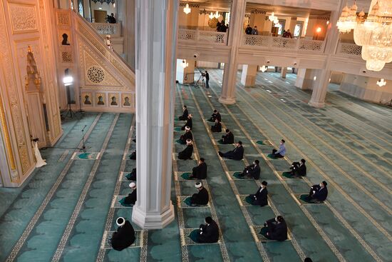 Празднование Курбан-байрама в Москве