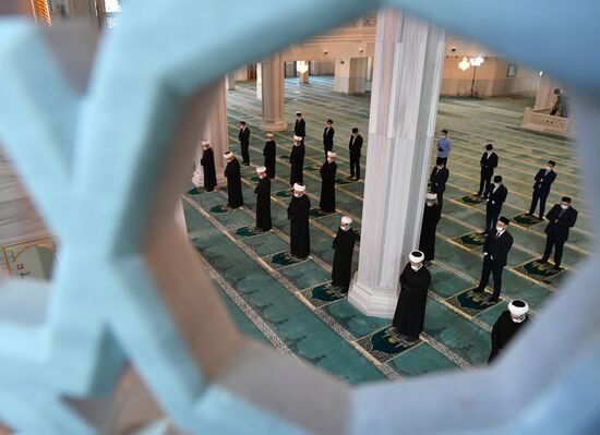 Празднование Курбан-Байрама в Москве