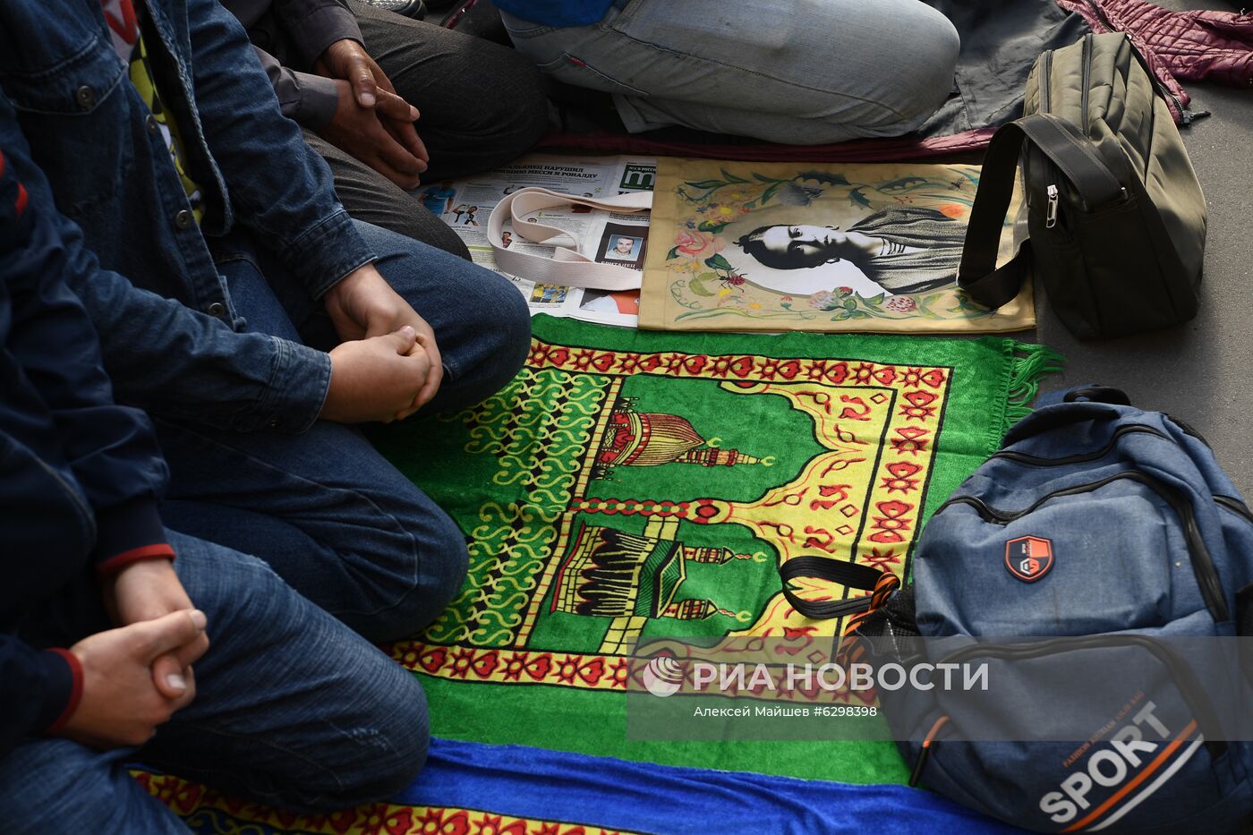 Празднование Курбан-байрама в Москве