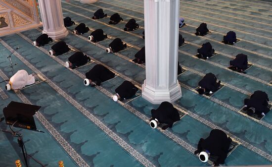 Празднование Курбан-Байрама в Москве