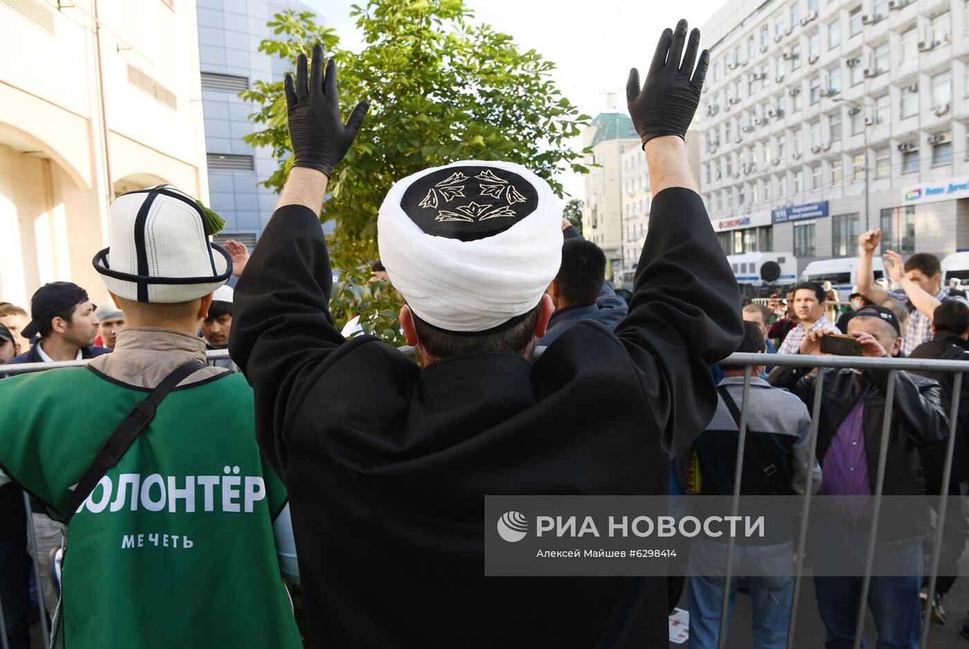 Празднование Курбан-байрама в Москве