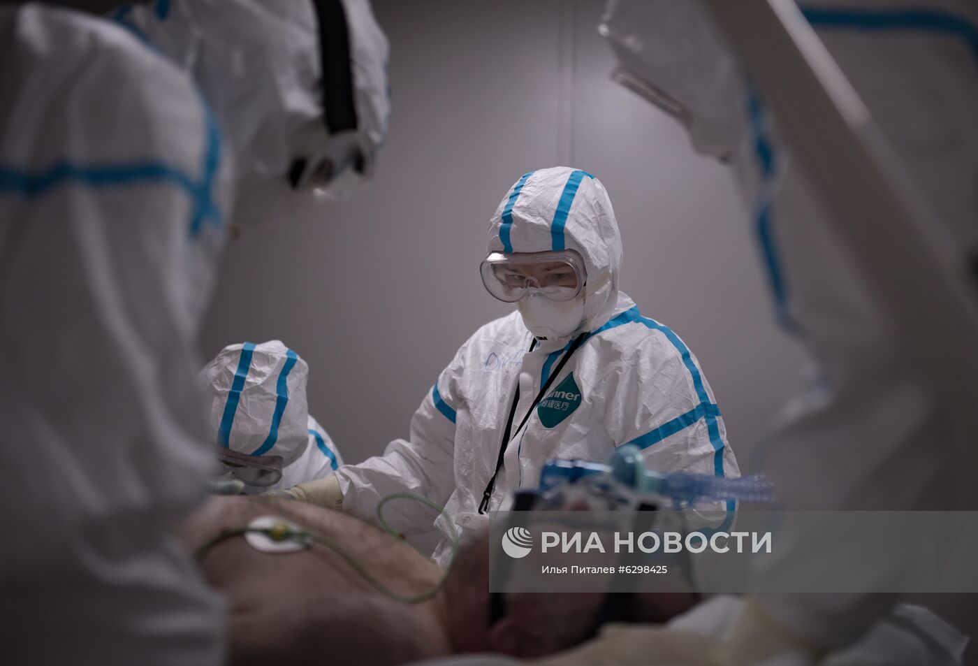 Госпиталь COVID-19 в центре МГУ имени М. В. Ломоносова