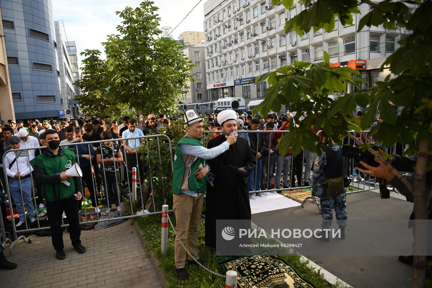 Празднование Курбан-байрама в Москве