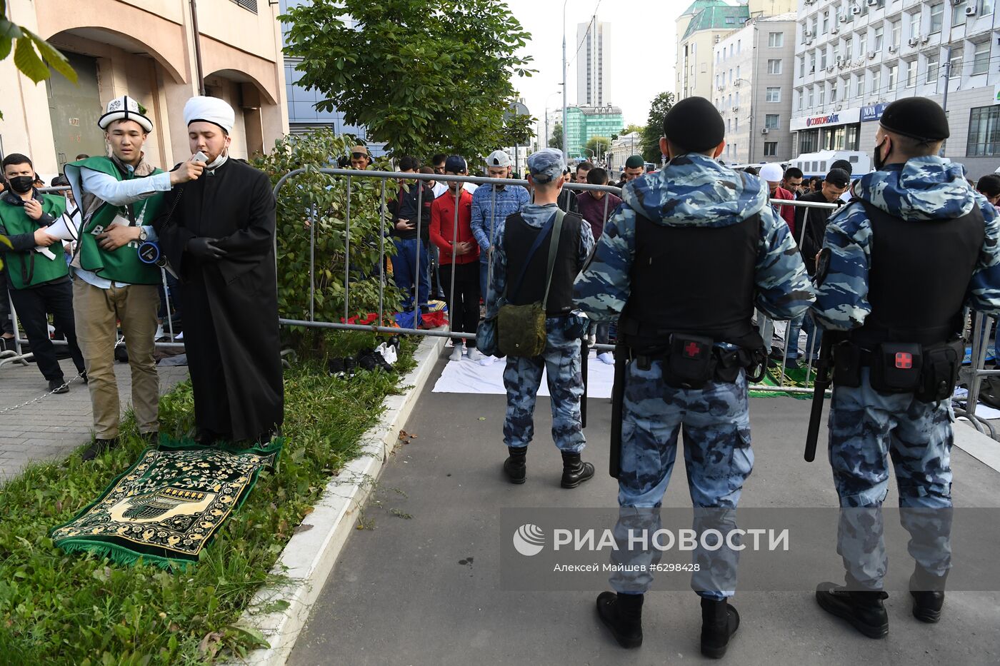 Празднование Курбан-байрама в Москве