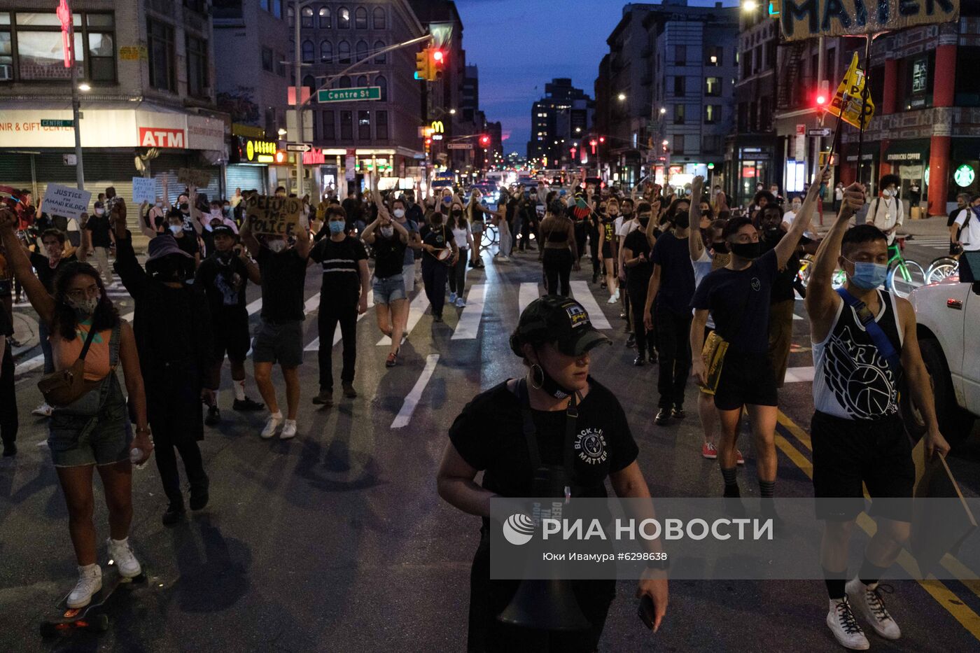 Протесты в Нью-Йорке