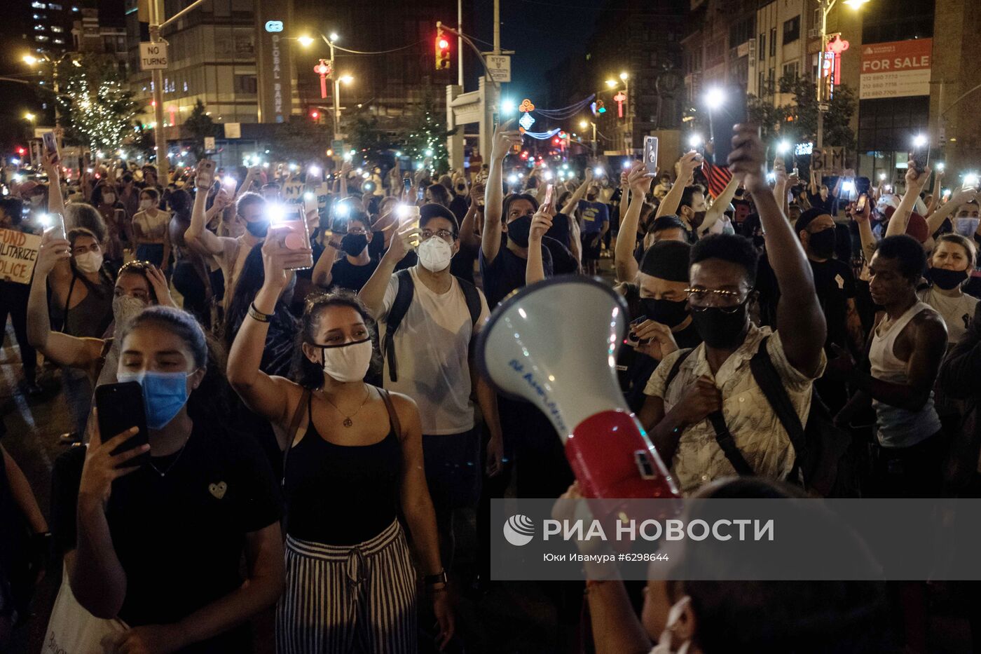 Протесты в Нью-Йорке