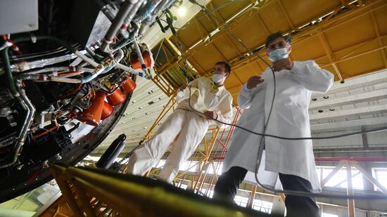 Подготовка к отправке модуля "Наука" на космодром Байконур