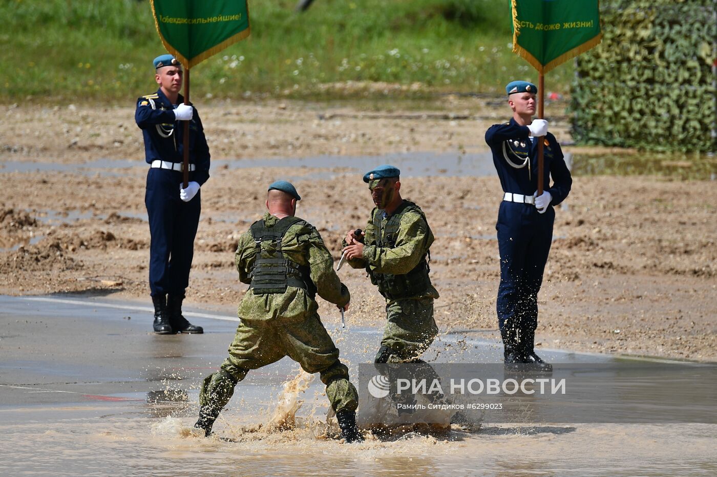 Военно-спортивный праздник в честь Дня ВДВ