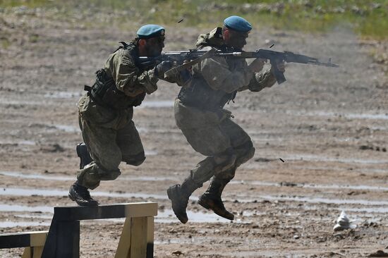 Военно-спортивный праздник в честь Дня ВДВ