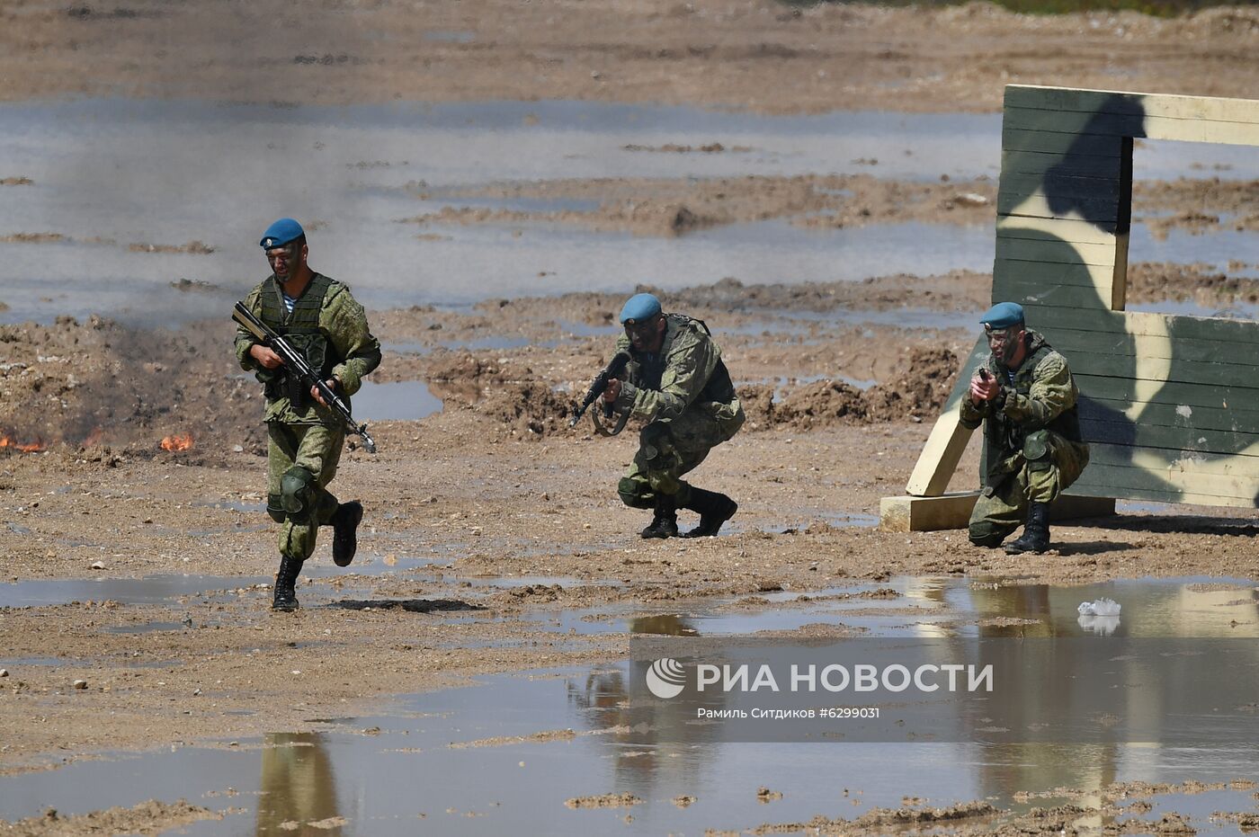 Военно-спортивный праздник в честь Дня ВДВ